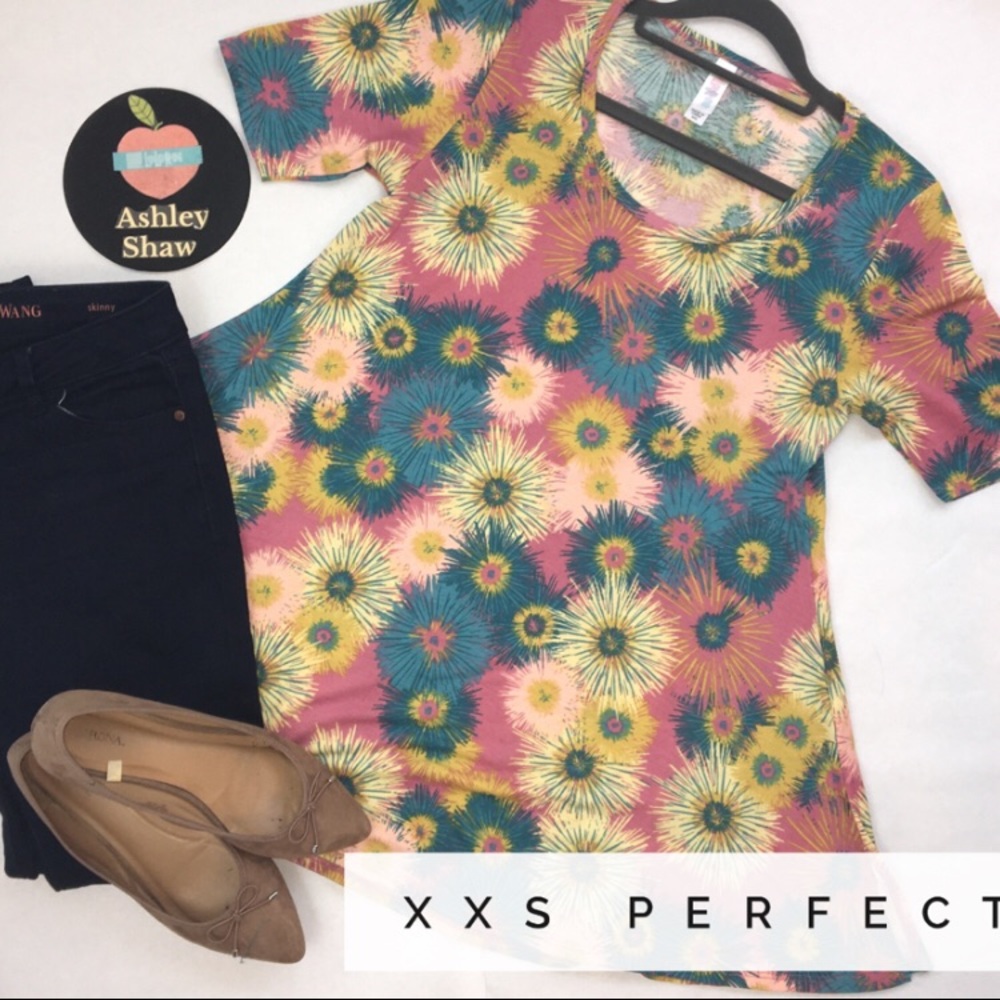 LuLaRoe Spring Floral Perfect Tee